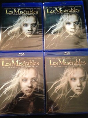 (全新未拆封)悲慘世界 Les Miserables 藍光BD(傳訊公司貨)限量特價