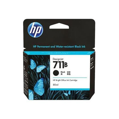 HP NO.711B (3WX01A) 黑色原廠墨水匣 適用:HP T520/T120/T530/T 每顆1850未稅