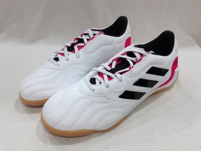 ADIDAS COPA SENSE.3 SALA 室內足球鞋 男女足球鞋 成人足球鞋 FW6522 白桃紅 出清特價