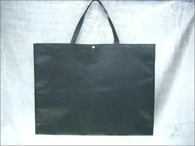 特大不織布環保袋(65*50*15)-BAG-043 黑色