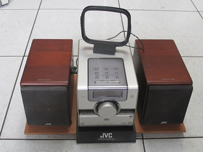 JVC DVD RECEIVER收音擴大機(CA-EXD5)及木質振膜喇叭(EXD1)組