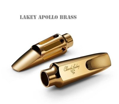 [魔立樂器] 美製Claude Lakey Apollo Brass Tenor金屬吹嘴 Rovner皮束圈 6.7.8