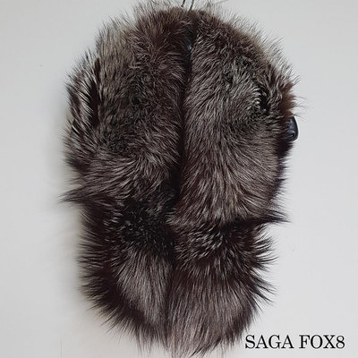【SAGA FOX】真品狐狸毛*日式和服披肩*狐狸毛圍巾*毛皮披肩*皮草(fox8)