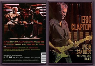 音樂居士新店#艾力普頓 Eric Clapton Live in San Diego 圣地牙哥演唱會 () DVD