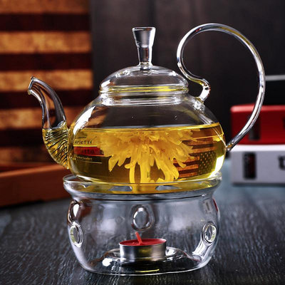 廠家出貨玻璃泡茶壺加厚套裝花茶壺高把壺養生壺耐熱茶具可明火直燒玻璃壺