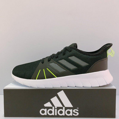 adidas ASWEERUN 2.0 男生 黑色 舒適 透氣 輕量 運動 慢跑鞋 FW1683
