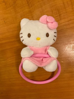 Hello Kitty 凱蒂貓 毛巾掛架 玩偶高15cm