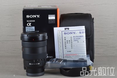【台中品光數位】SONY FE 16-35mm F2.8 GM E-MOUNT 公司貨 #118262T
