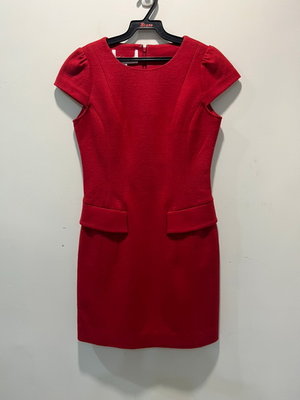 CIRCLE瑟可 6078E1 紅色短袖洋裝 全新 秋冬 標不全 現貨 -S