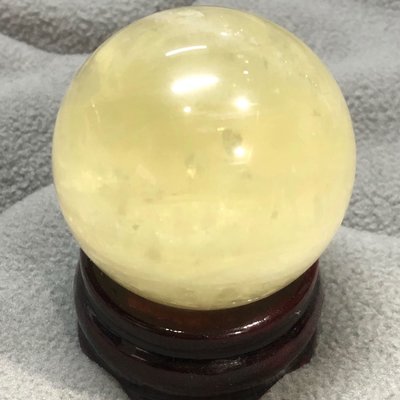 🔥黃水晶、檸檬黃水晶球 5cm ～帶星芒線（含木座）