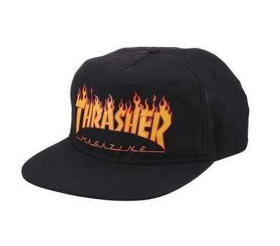 { POISON } THRASHER FLAME SNAPBACK HAT 經典火燄重現 老風格棒球帽