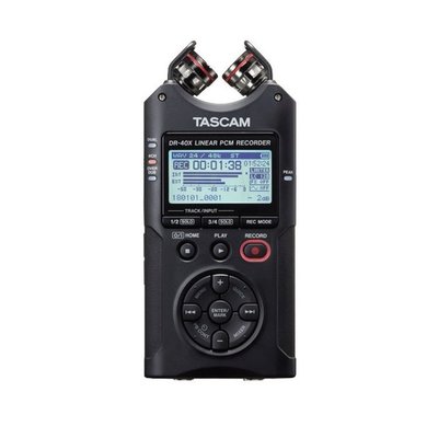 視聽影訊 TASCAM DR-40x 新版 四軌 / 支援幻象電源 攜帶型數位錄音機 XY立體聲 dr40x 錄音筆