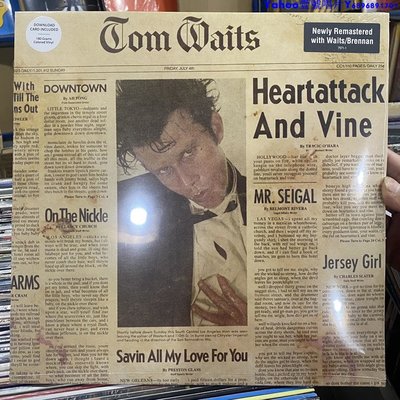 Tom Waits Heartattack And Vine透明膠 黑膠唱片LP～Yahoo壹號唱片