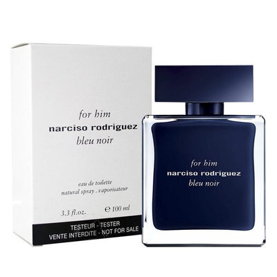 【Narciso Rodriguez】Bleu Noir 紳藍 男性淡香水 100ML TESTER-環保盒有蓋