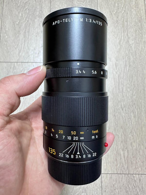 （二手）-LEICA徠卡 M 135 f3.4 黑色 11889 無 相機 單反 鏡頭【中華拍賣行】345