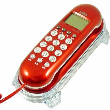 【NICE-達人】【含稅價】聲寶HT-B907WL掛壁式來電顯示電話_紅色款_