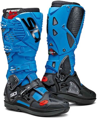 颱風部品:義大利Sidi Crossfire 3 SRS越野車靴 - 黑淺藍