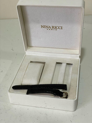 原廠錶盒專賣店 Nina Ricci 附全新錶帶 錶節 蓮娜麗姿錶盒 D026