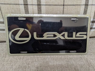 正原廠Lexus展示車牌(日本帶回)
