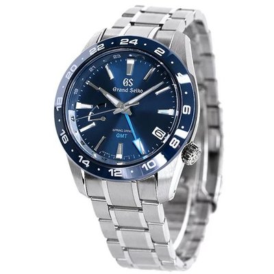 預購 GRAND SEIKO GS SBGE255 精工錶 機械錶 GMT 41mm 陶瓷圈 藍色面盤 鋼錶帶 男錶女錶
