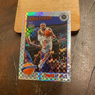 2019-20 Hoops Premium Stock Tribute Box Prizm 艾倫·艾佛森 Allen Iverson #008/149 籃球卡