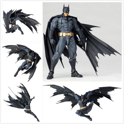 現貨熱銷-DC超可動海洋堂山口式蝙蝠俠BATMAN/喪鐘6英寸人偶模型手辦公仔