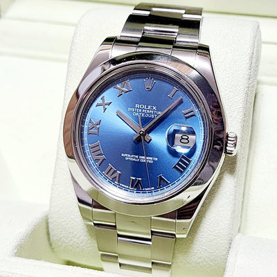 【個人藏錶】 ROLEX 勞力士 116300 天空藍面盤 蠔式日誌 三版帶41mm 2013全套 台南二手錶