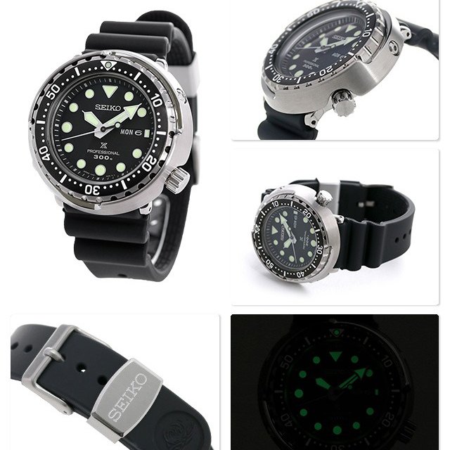 現貨SEIKO SBBN045 S23629J1 精工錶鮪魚罐頭PROSPEX 47mm 黑面盤潛水錶