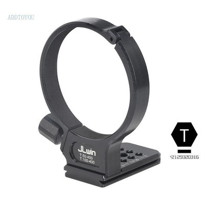 鏡頭三腳架安裝環快速釋放三腳架環帶 1 4 螺絲用於 50-400mm 索尼 100-400mm 相機鏡頭【T】