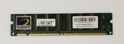 TwinMOS SDR SDRAM PC-133 128MB 記憶體