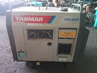 擎揚機電 YANMAR 洋馬 YDW 190SS 《防音型》柴油引擎電焊發電機 日本外匯二手中古