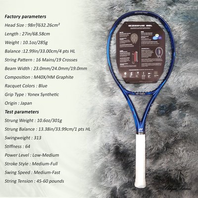 現貨熱銷-Yonex EZONE 98/100/+/L/SL/Tour 2020 網球拍高端碳纖維克耶高斯網球拍