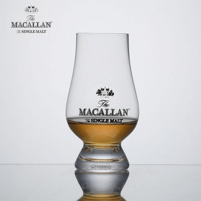 Macallan/Glencairn聯名聞香杯/麥卡倫標準威士忌杯酒杯水晶玻璃