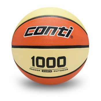 "爾東體育" CONTI B1000-6-OY 深溝橡膠籃球 深溝籃球 室外籃球 CONTI籃球 6號深溝橡膠籃球