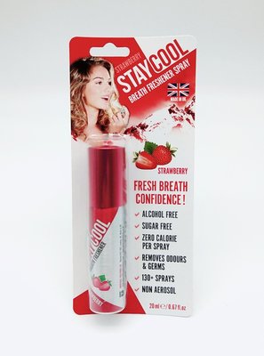 【誠意中西藥局】STAYCOOL 口腔芳香噴劑20ml(草莓)