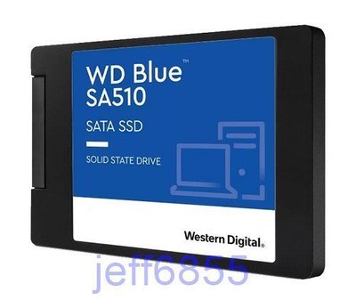 全新公司貨_威騰WD 藍標 SA510 2.5吋 4T / 4TB SSD(SATA3固態硬碟,有需要可代購)