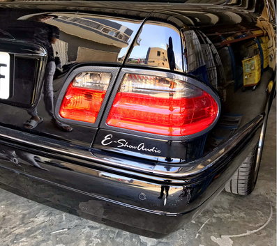 圓夢工廠 Benz W210 E200 E220 E230 E240 E280 E300 改裝 碳纖紋 後燈框 尾燈框