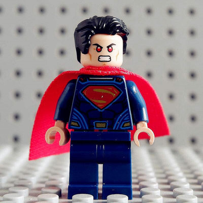 創客優品 【上新】樂高 LEGO 超級英雄人仔 SH219 超人 雙面錶情 76044 LG1129