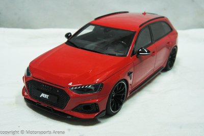 【現貨特價】1:18 GT Spirit Audi ABT RS4 S Avant 2020 紅色 ※樹脂 限量※