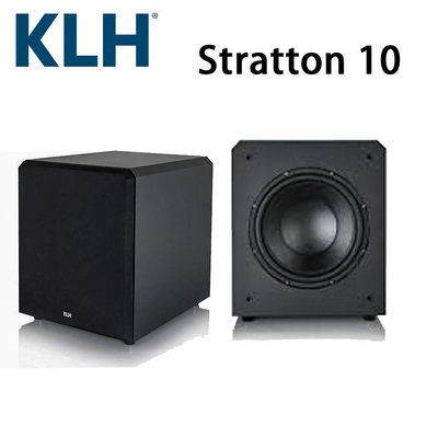 【澄名影音展場】美國 KLH Stratton 10 10吋超重低音喇叭 /黑