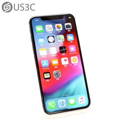 【US3C-台南店】台灣公司貨 Apple iPhone X 256G 銀色 5.8吋 TrueTone顯示 A11 Bionic晶片 Ucare保固3個月