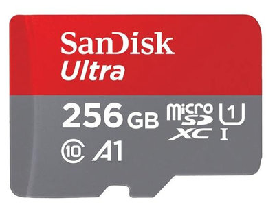 【SanDisk】Ultra microSDXC UHS-I A1 記憶卡 256GB Full HD SDSQUAC