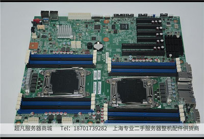 電腦零件E5-2696V3聯想RD450X服務器diy臺式雙路X99主板00HV328六6顯卡M.2筆電配件