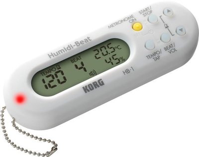 【六絃樂器】全新 Korg HB-1 數位電子節拍器 / 內建溫度濕度計