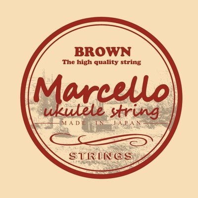 原廠包裝 日本 Marcello string light Low G軟弦 21吋烏克麗麗專用套弦 深褐色 DSL-L
