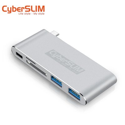 【全新附發票】CyberSLIM TCU3H-R USB Type-C多功能五合一讀卡機HUB
