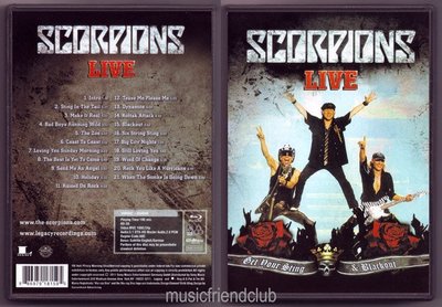 音樂居士新店#蝎子樂隊 Scorpions Get Your Sting and Blackout Live 2011 DVD