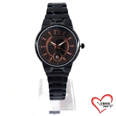 (特價)Roven Dino 黑金時尚簡約腕錶 RD6050B-336