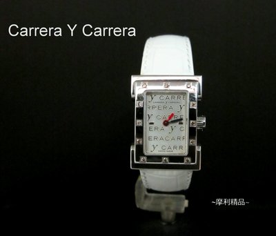 【摩利精品】Carrera Y Carrera  方型鑽錶 *內行都知道* 低價特賣
