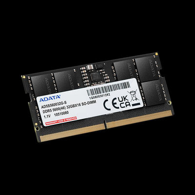 ADATA 威剛 DDR5 5600 16GB 筆記型記憶體 AD5S560016G